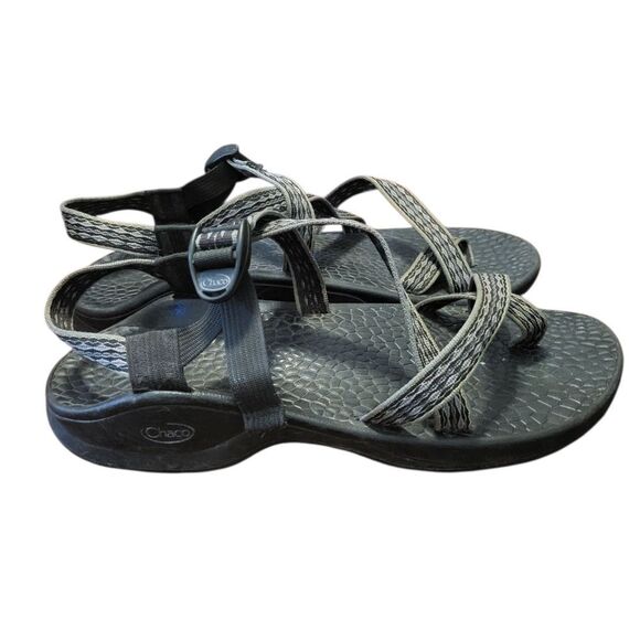 Chaco Men's Sandals Gray Adjustable Ankle Strap Size 13 - Picture 5 of 11